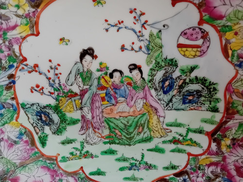 Ancien plat porcelaine macao - porcelaine,