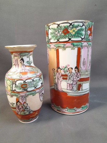 Paire vase en - paire, porcelaine