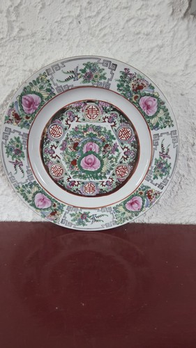 Assiette porcelaine chinoise
